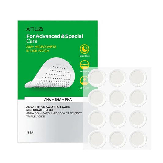 ANUA Triple Acid Spot Care Microdart Patch 12 Patches – Korean Skincare Australia