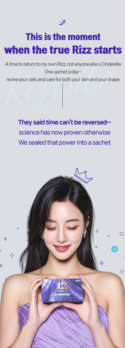 12o’clock – Rizzvibe (NMN & Vitality Blend) | Korean Inner Beauty