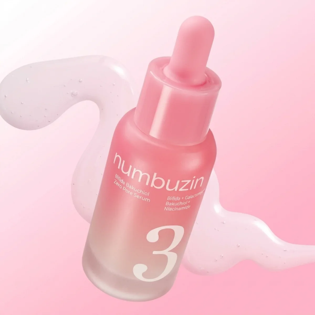 NUMBUZIN No.3 Bifida Bakuchiol Zero Pore Serum 30ml | Pore Refining & Brightening Serum