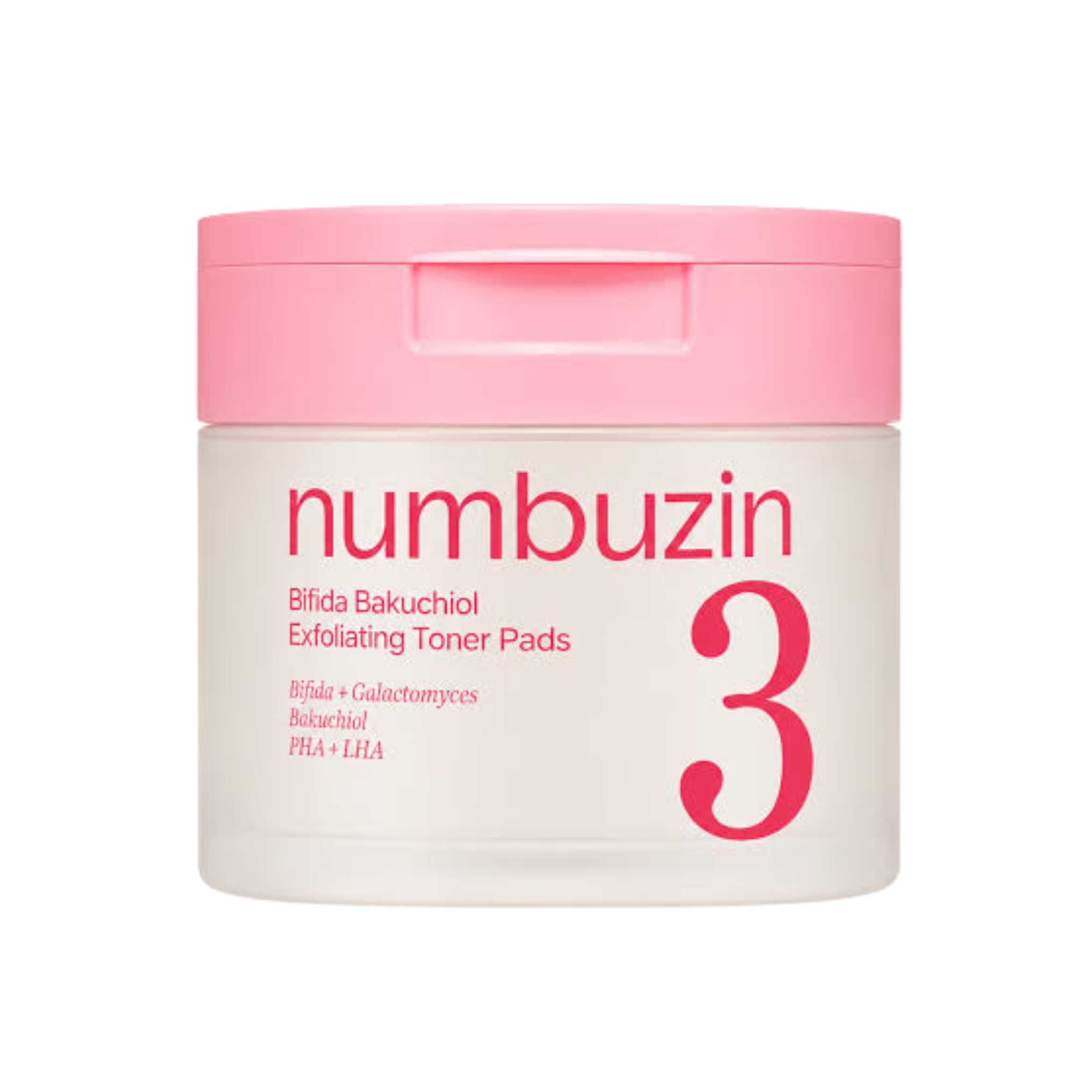 NUMBUZIN No.3 Bifida Bakuchiol Exfoliating Toner Pads 70 Pads | Pore & Texture Care