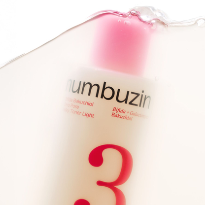 NUMBUZIN No.3 Bifida Bakuchiol Zero Pore Milky Toner Light 200ml | Lightweight Pore Care Toner