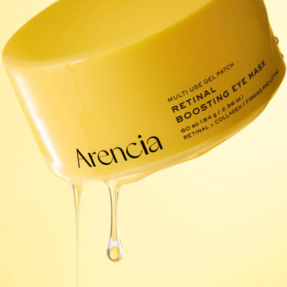 Arencia Retinal Boosting Eye Mask 60 Patches (84g) | Firming & Brightening Hydrogel Eye Patches