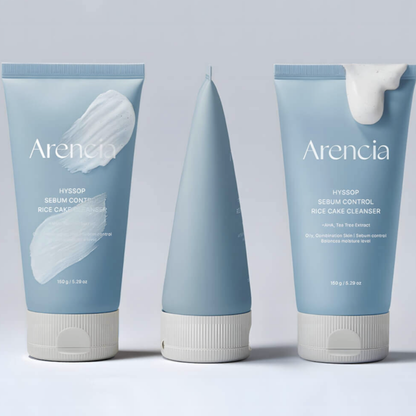 Arencia Hyssop Sebum Control Rice Cake Cleanser 150g | Korean Cleanser for Oily Skin Australia