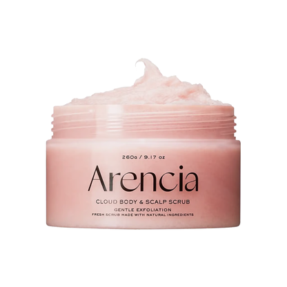 Arencia Fresh Cloud Body & Scalp Scrub 260g | Korean Body Scrub Australia