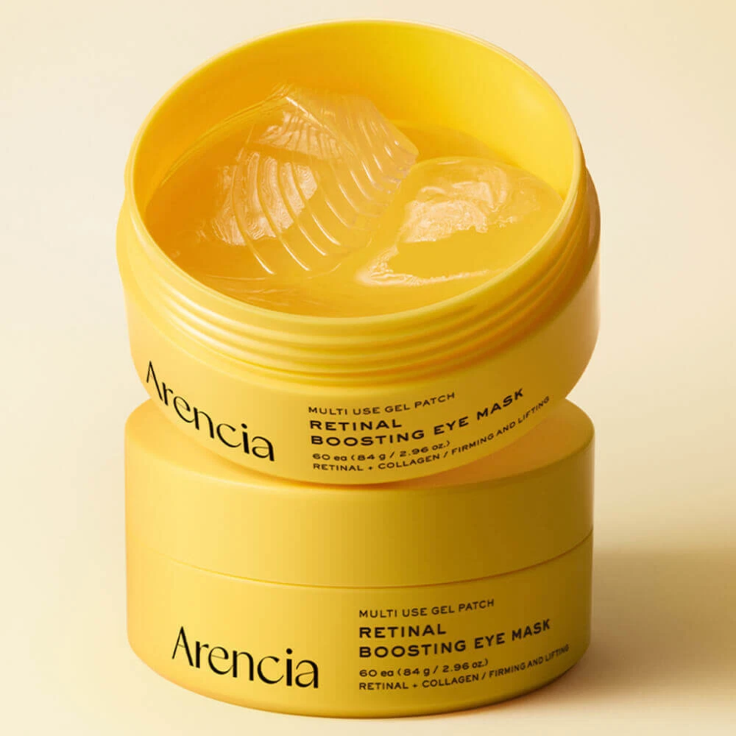 Arencia Retinal Boosting Eye Mask 60 Patches (84g) | Firming & Brightening Hydrogel Eye Patches