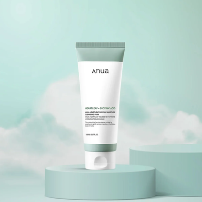 ANUA Heartleaf Succinic Moisture Cleansing Foam 150ml – Korean Skincare Australia