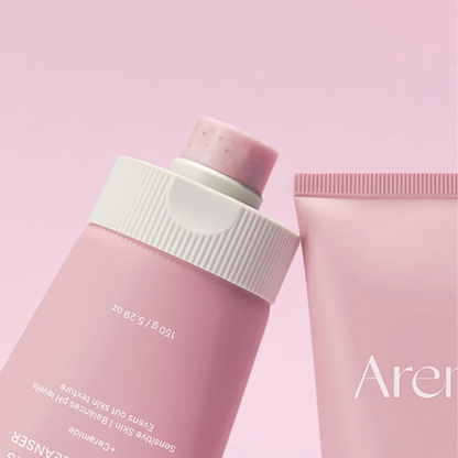 Arencia Rosehip Mild pH Balancing Rice Cake Cleanser 150g | Korean Cleanser for Dry & Sensitive Skin