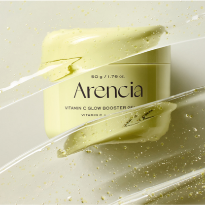 Arencia Vitamin C Glow Booster Gel Cream 50g | Brightening Gel Cream for Dark Spots & Glass Skin