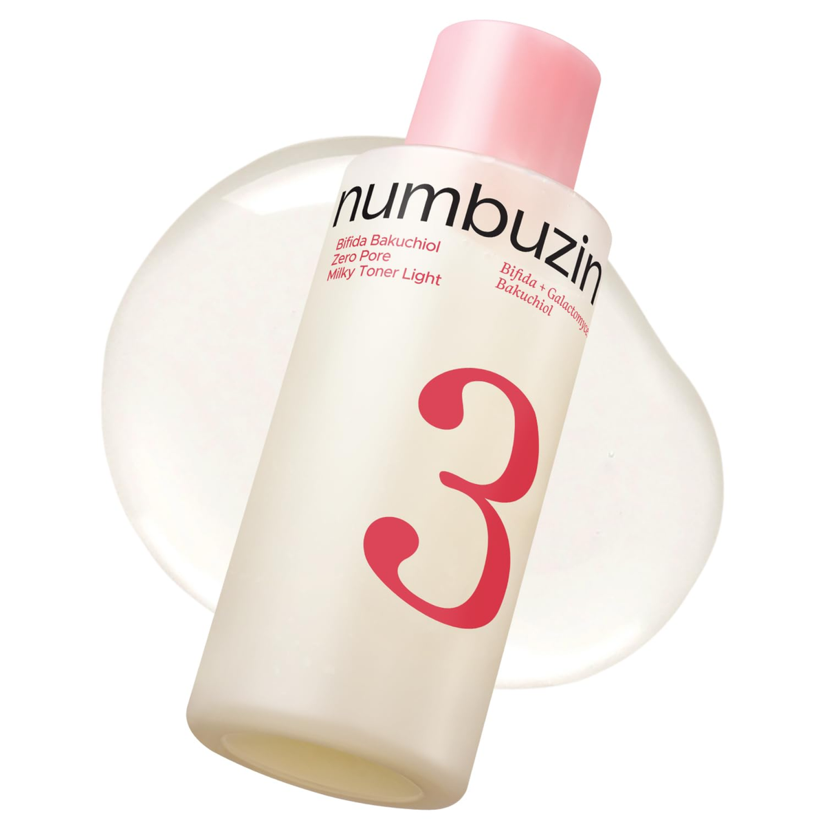 NUMBUZIN No.3 Bifida Bakuchiol 50 Zero Pore Milky Toner 200ml | Pore & Barrier Care Toner