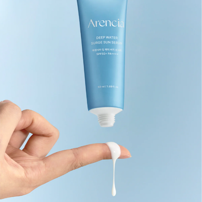 Arencia Deep Water Surge Sun Serum SPF50+ PA++++ 50ml | Korean Sunscreen Australia