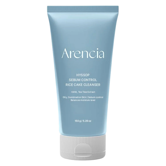 Arencia Hyssop Sebum Control Rice Cake Cleanser 150g | Korean Cleanser for Oily Skin Australia