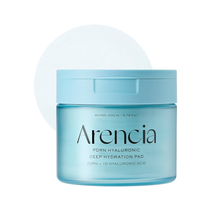 Arencia PDRN Hyaluronic Deep Hydration Pad 90 Pads | Hydrating Toner Pads for Glass Skin