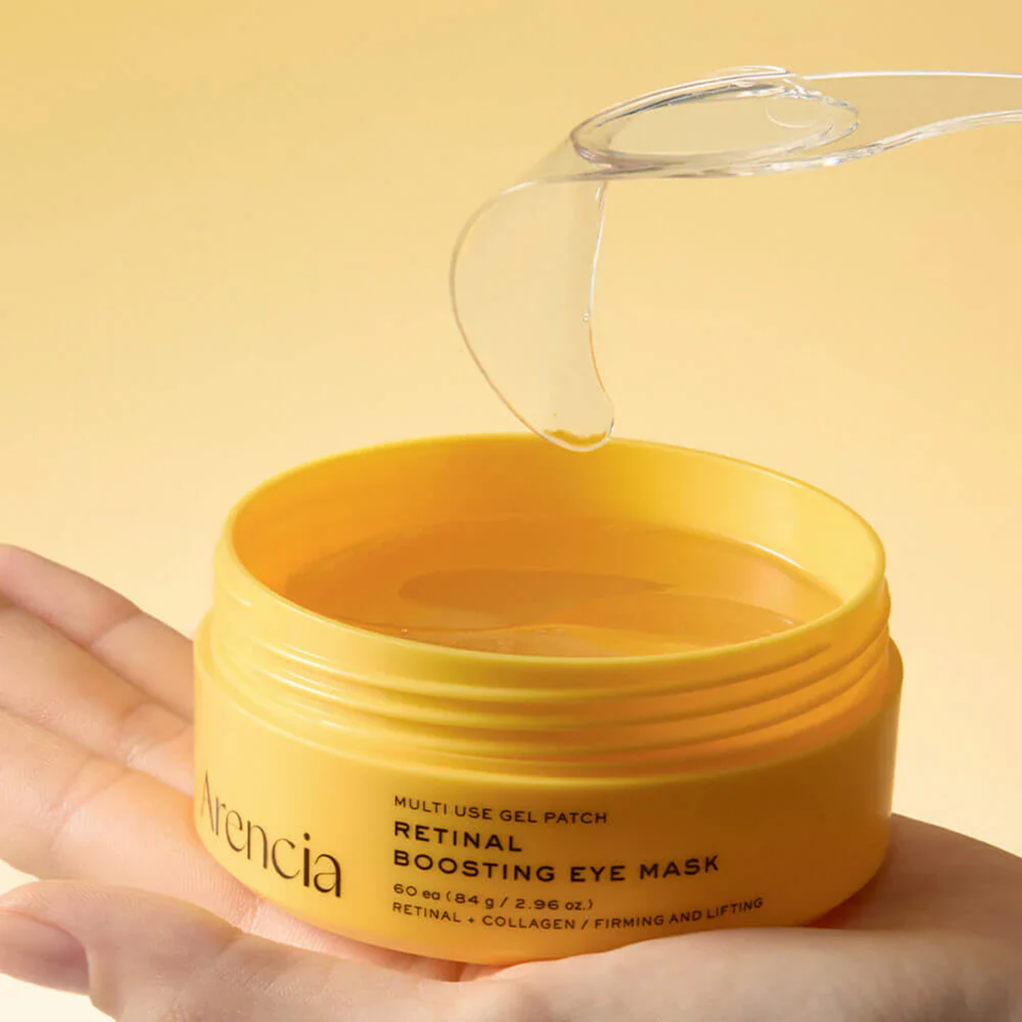 Arencia Retinal Boosting Eye Mask 60 Patches (84g) | Firming & Brightening Hydrogel Eye Patches