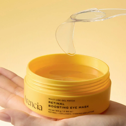 Arencia Retinal Boosting Eye Mask 60 Patches (84g) | Firming & Brightening Hydrogel Eye Patches