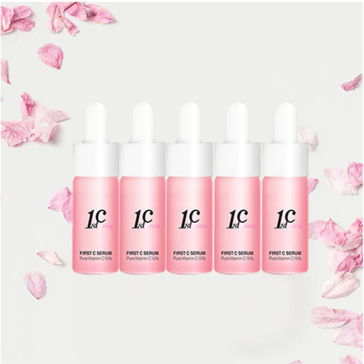 LIZK First C Pink 5 Serum Pure Vitamin C 15% (5 pcs) 50 ml