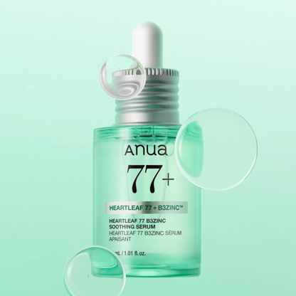 Anua Heartleaf 77 B3 Zinc Soothing Serum 30ml Korean Skincare Australia