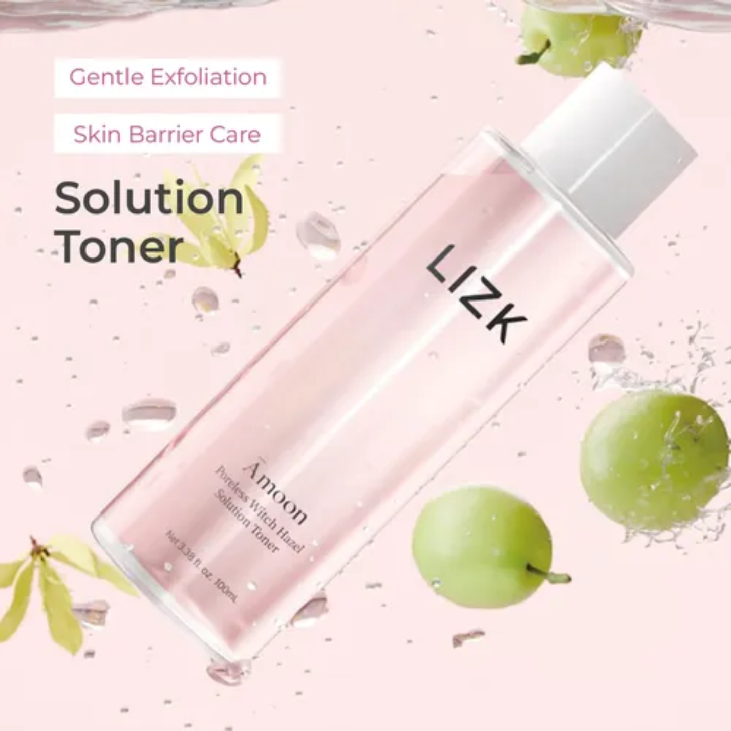 LIZK Amoon Porelesss Witch Hazel Solution Toner 100ml