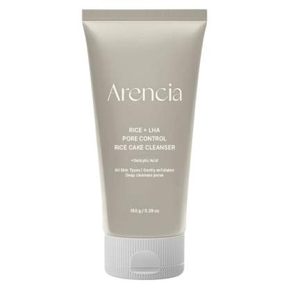 Arencia Rice + LHA Pore Control Rice Cake Cleanser 150g | Korean Pore Care Cleanser Australia