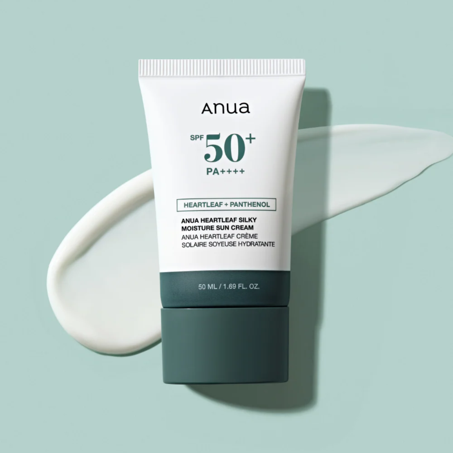 Anua Heartleaf Silky Moisture Sun Cream 50ml – Korean Skincare Australia