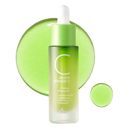 Ariul Green Vitamin C Toning Ampoule 15ml Korean Skincare Australia
