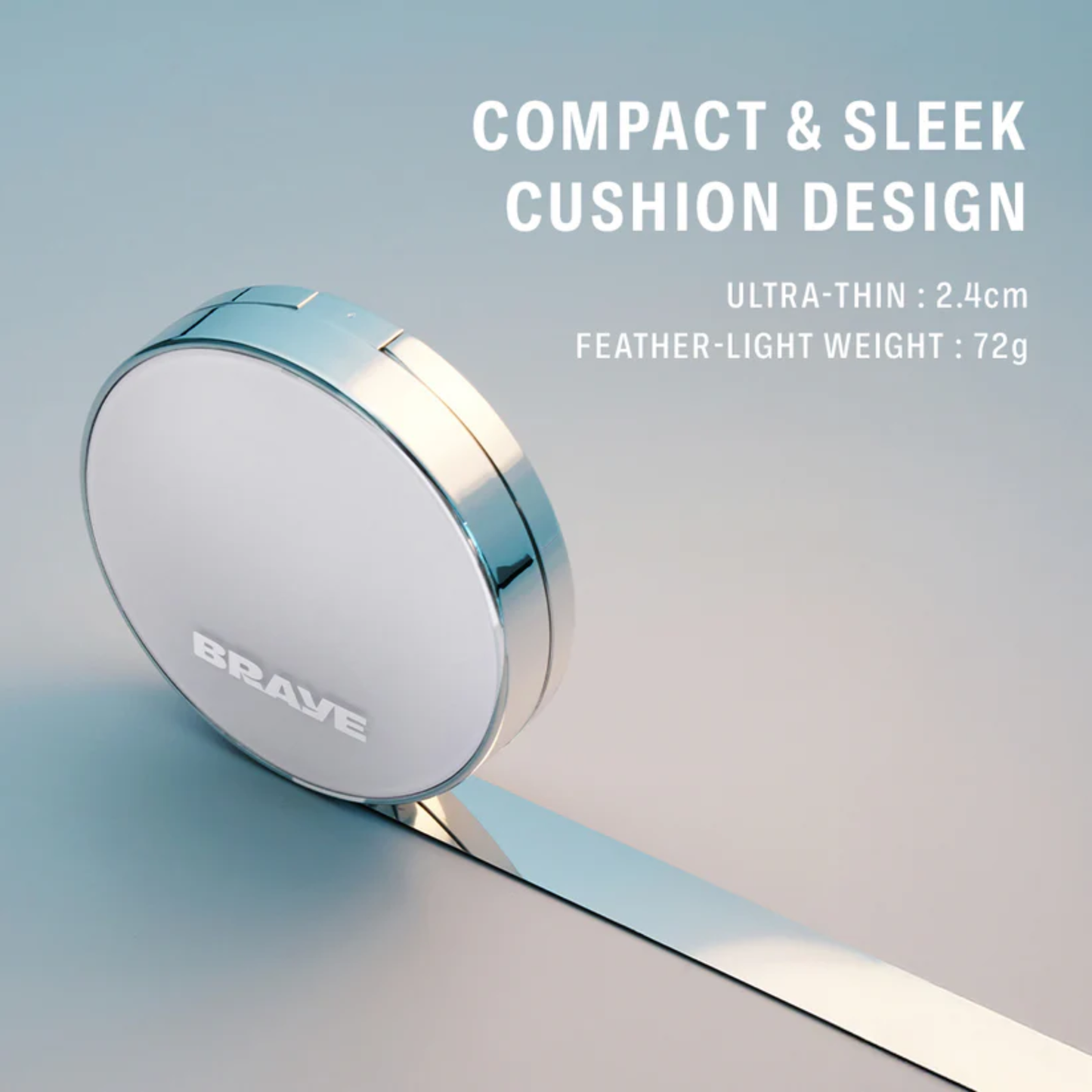 BRAYE Effortless Cushion Thin Cover Set – SPF50+ Cushion Foundation (Refill Included)