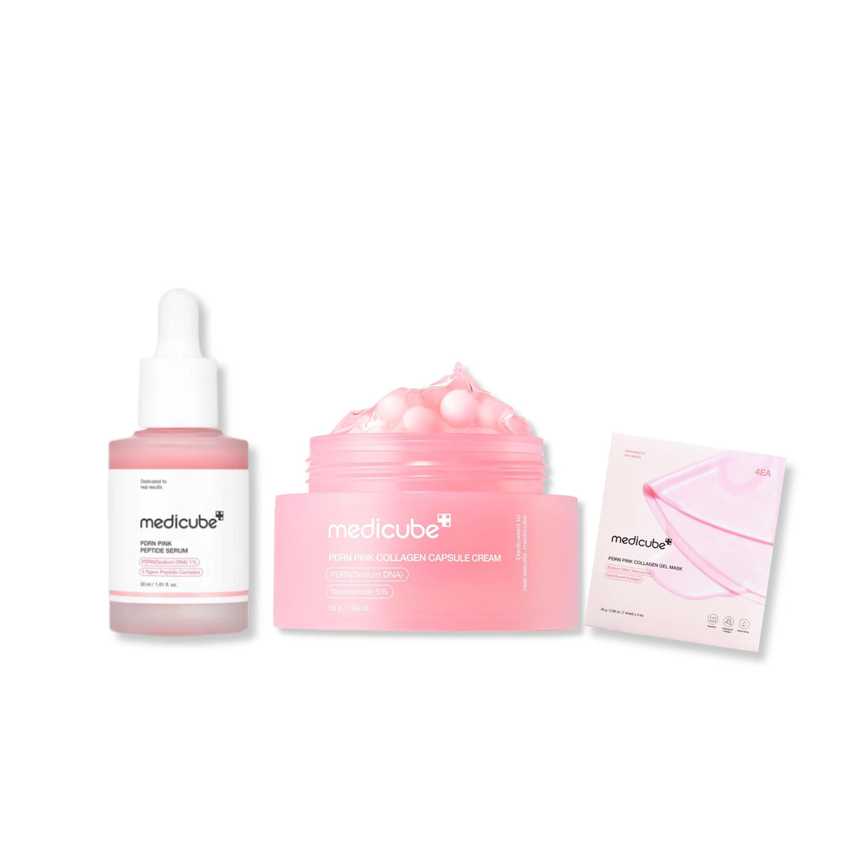 Medicube PDRN Glow Set – Serum, Cream & Masks
