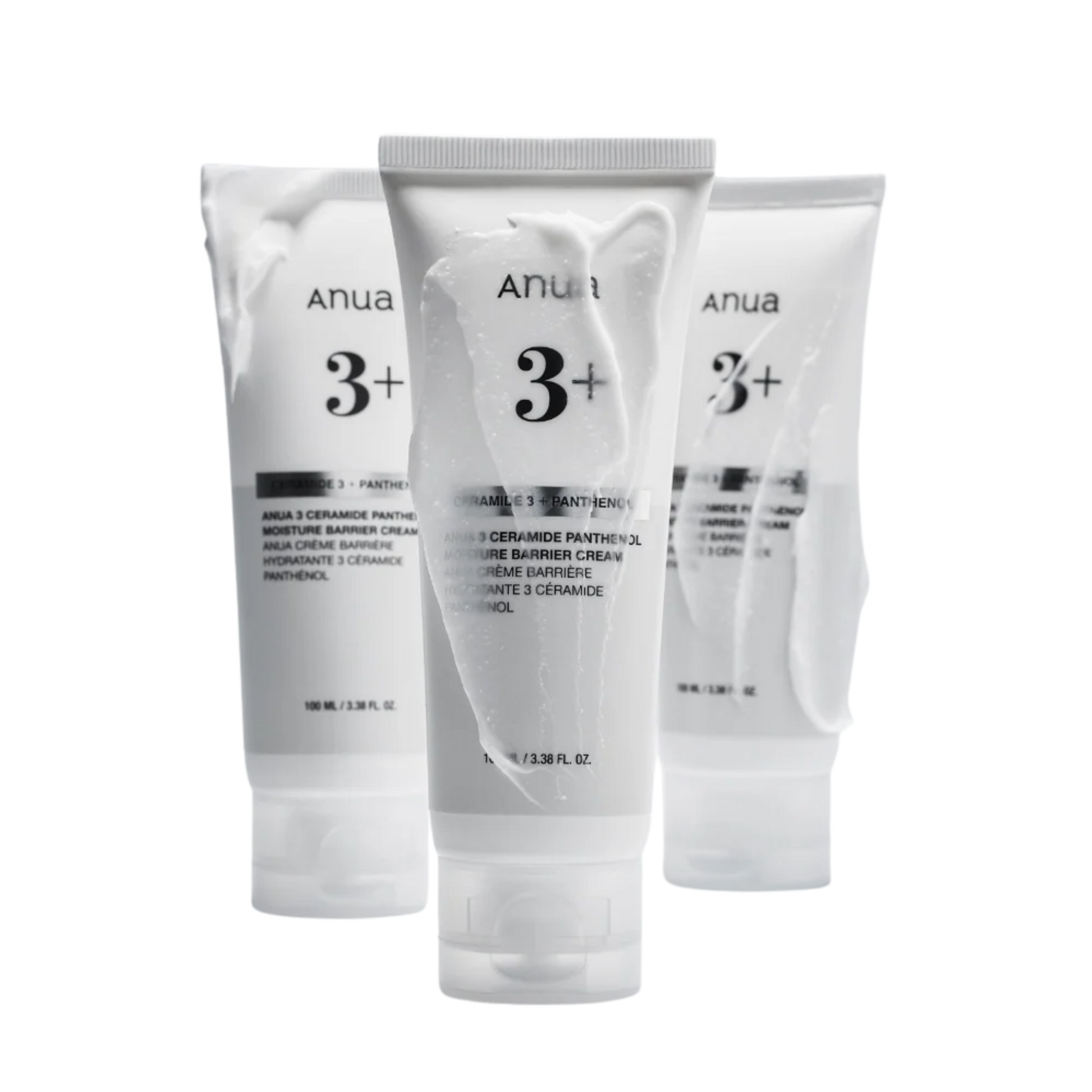 Soft creamy texture of Anua 3 Ceramide Panthenol Moisture Barrier Cream