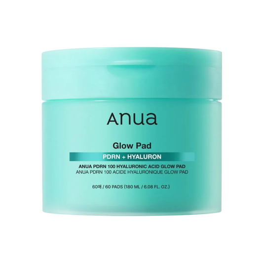 ANUA PDRN 100 Hyaluronic Acid Glow Pad 60 pads front packaging