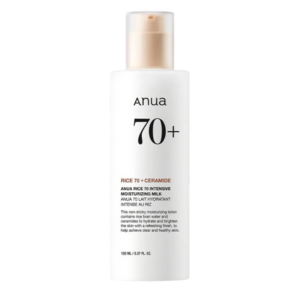 Anua Rice 70 Intensive Moisturizing Milk 150ml - KOS