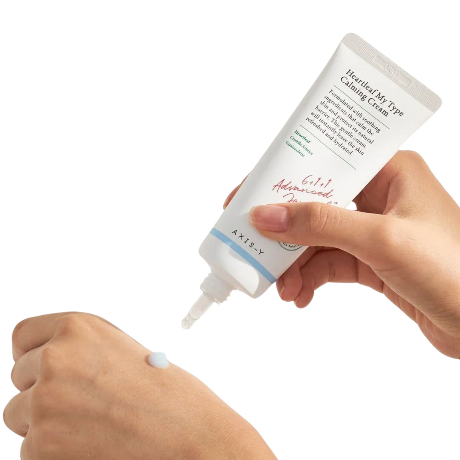 Soothing moisturizer with Heartleaf and Centella – AXIS-Y calming cream