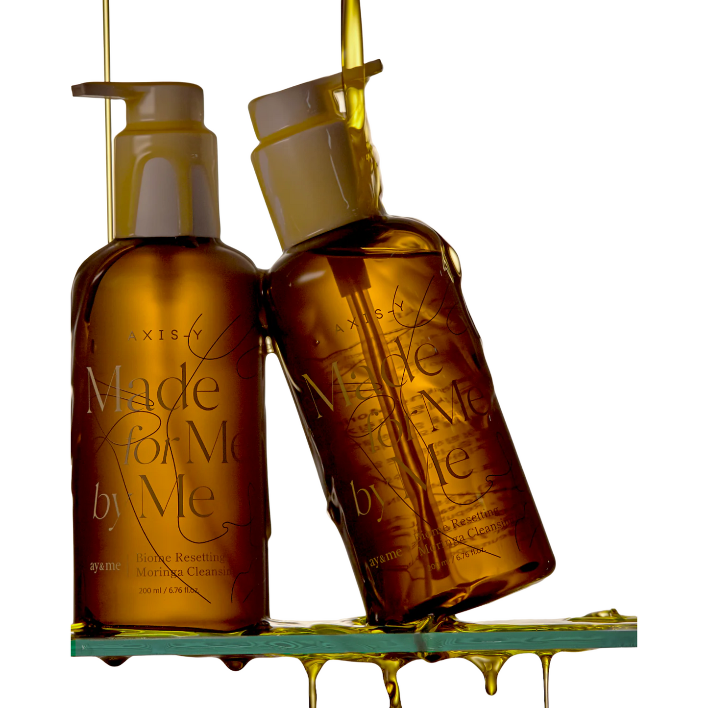 Lightweight Korean oil cleanser with moringa and probiotics