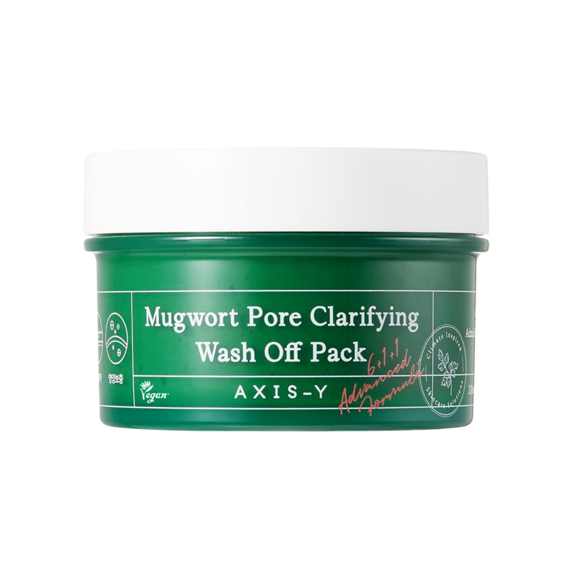 AXIS-Y Mugwort Pore Clarifying Wash Off Pack 100ml - KOS