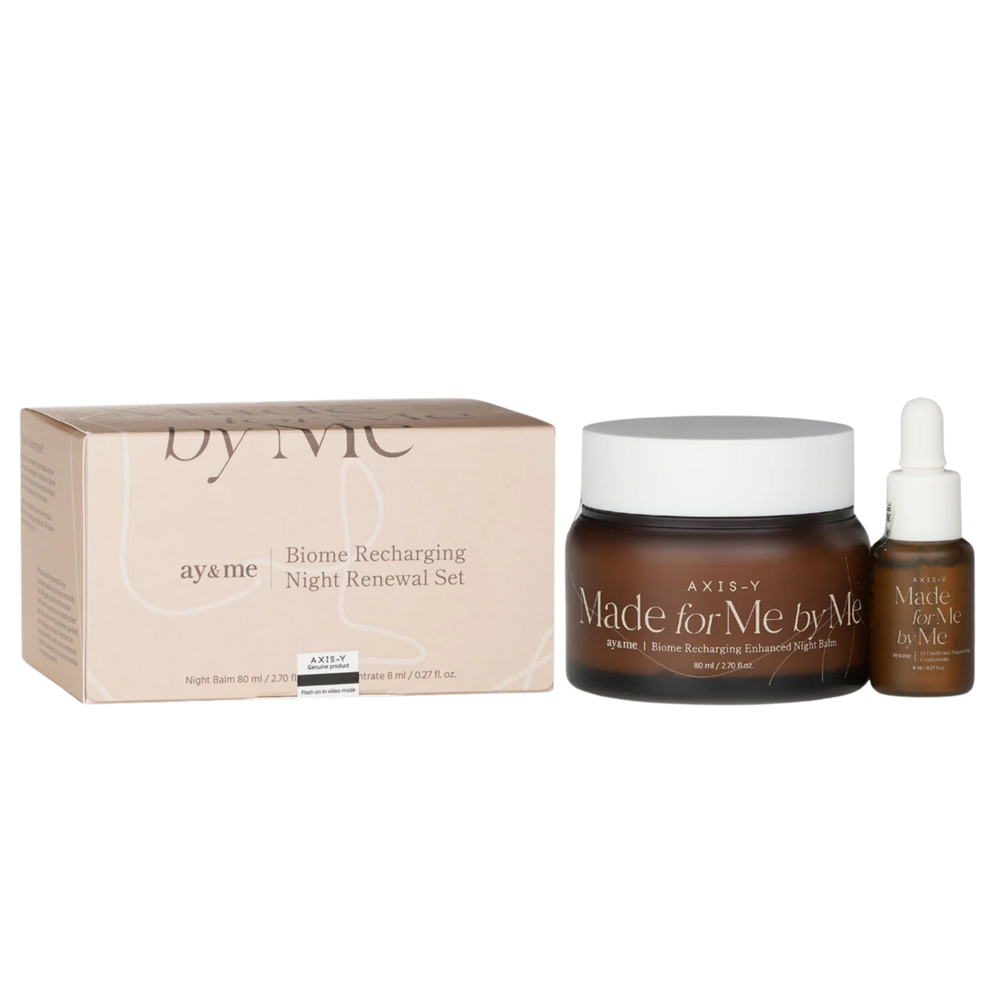 Probiotic and ceramide overnight skincare duo from AXIS-Y