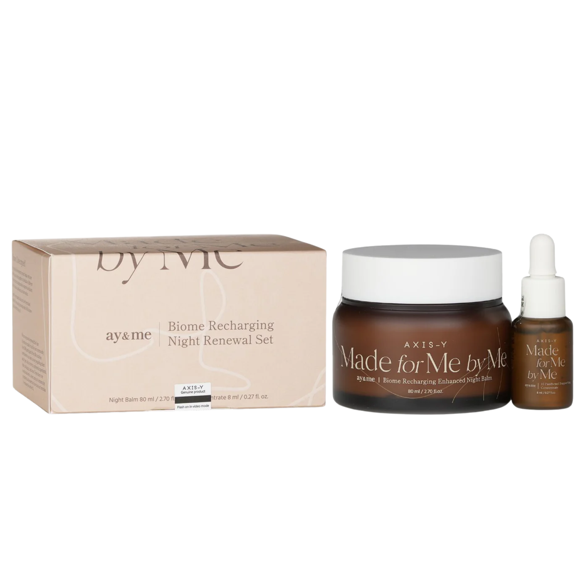 Probiotic and ceramide overnight skincare duo from AXIS-Y