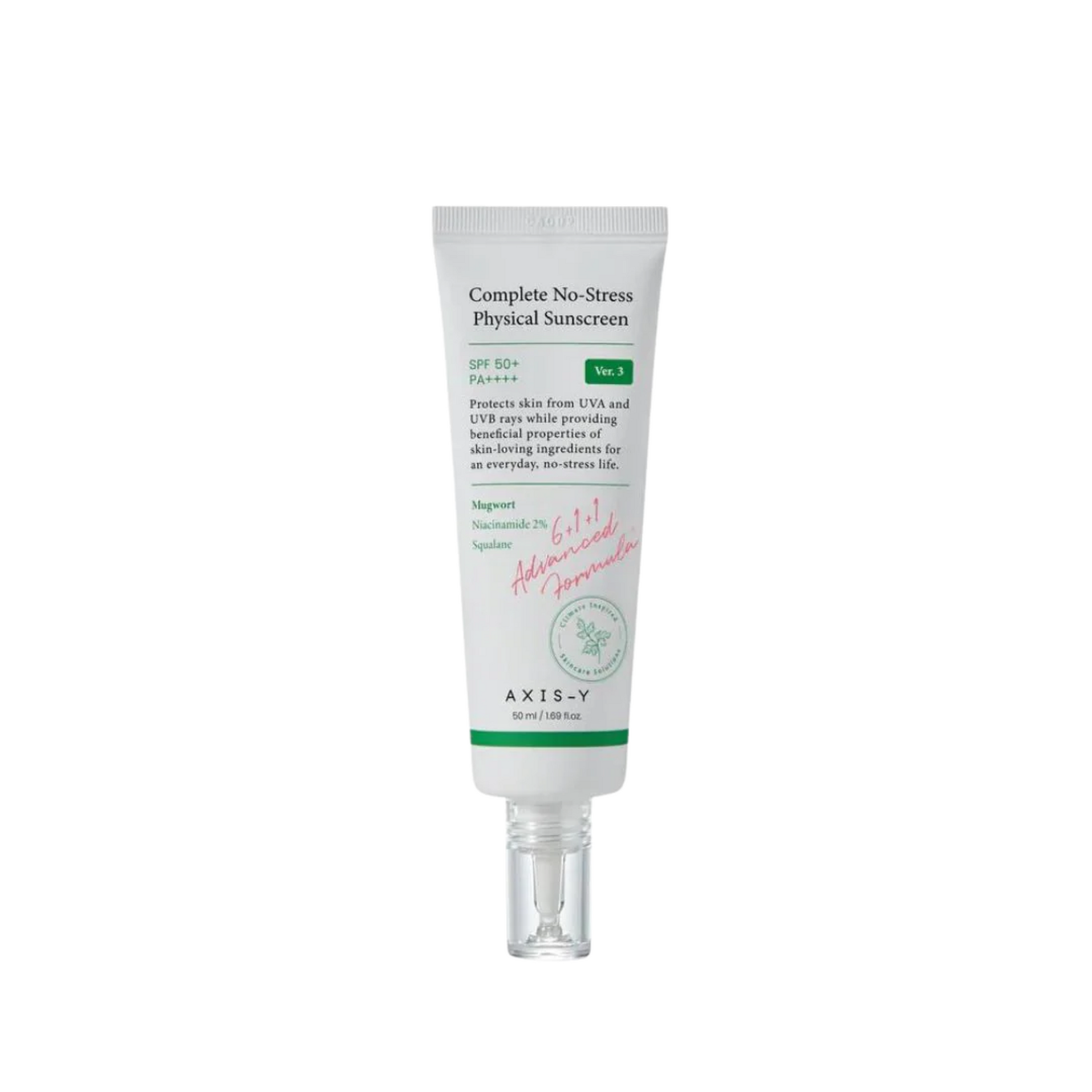 AXIS-Y Complete No-Stress Physical Sunscreen (V3) - KOS