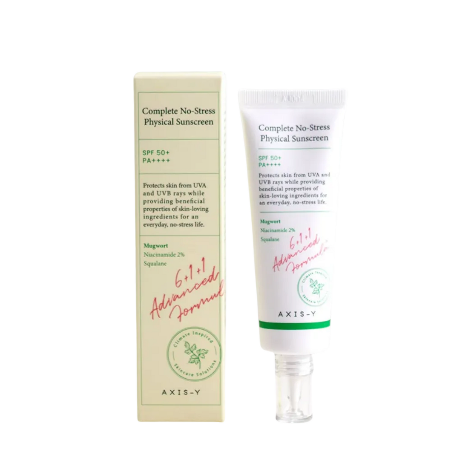 AXIS-Y Complete No-Stress Physical Sunscreen (V3) - KOS