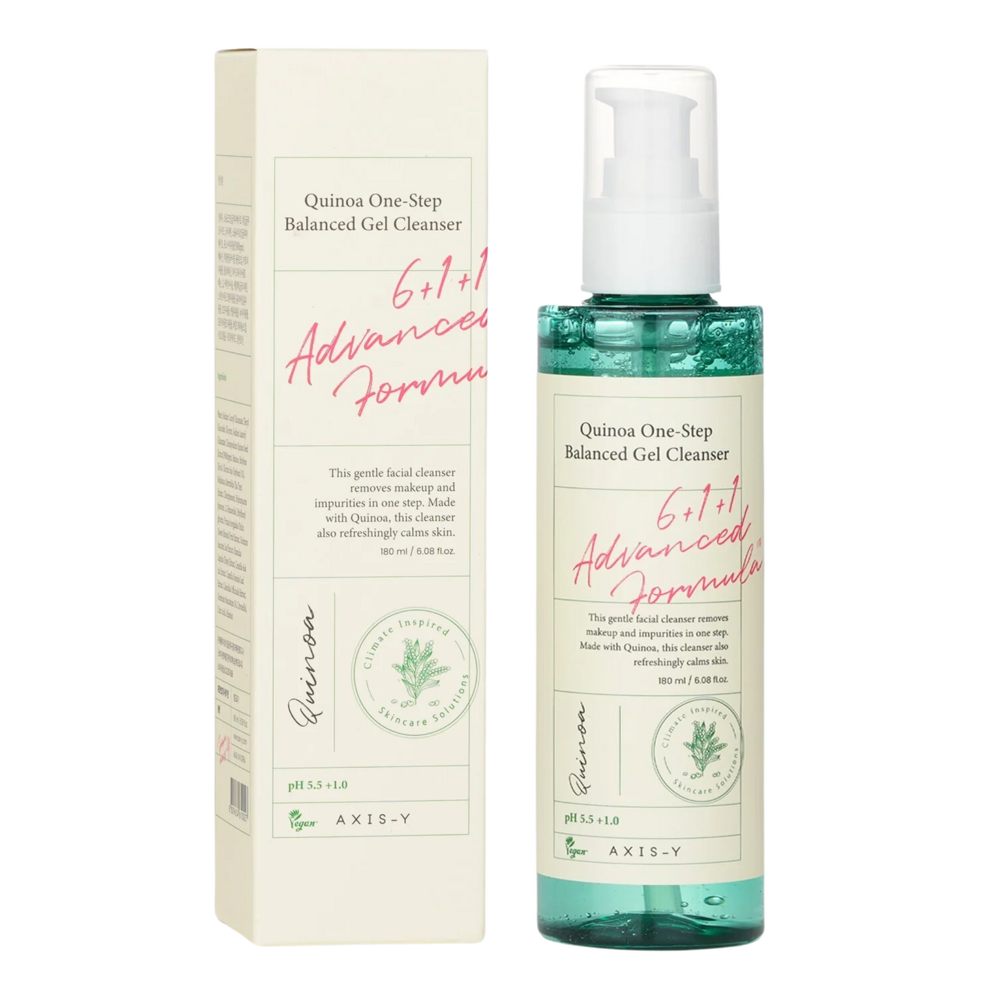 AXIS-Y Quinoa One-Step Balanced Gel Cleanser 180ml - KOS
