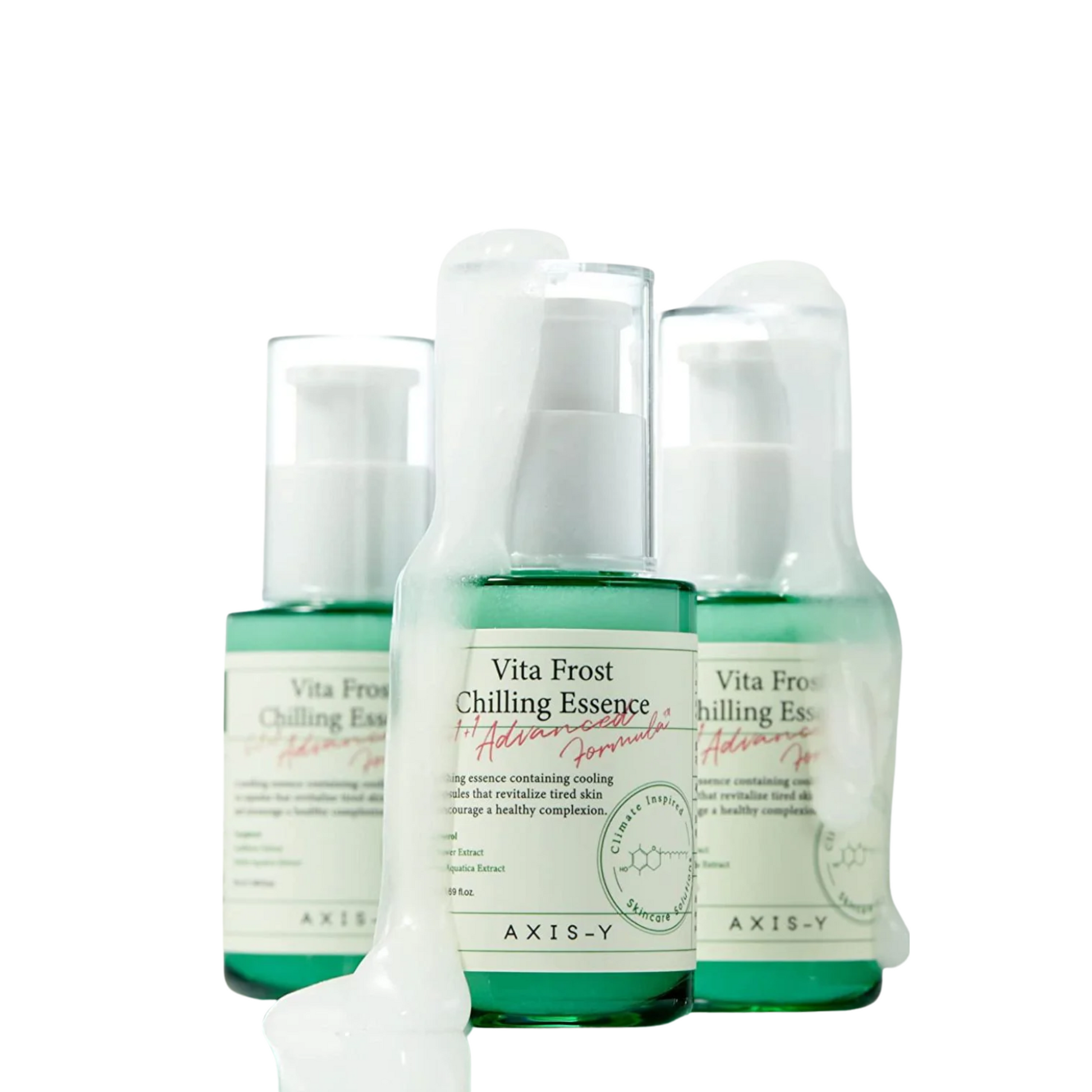 AXIS-Y cooling essence for overheated, red, or irritated skin