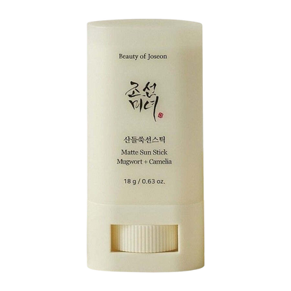 BEAUTY OF JOSEON Matte Sun Stick : Mugwort + Camelia SPF50 PA++++ - KOS