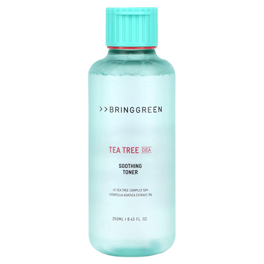 Bring Green Tea Tree Cica Soothing Toner 250ml front packaging