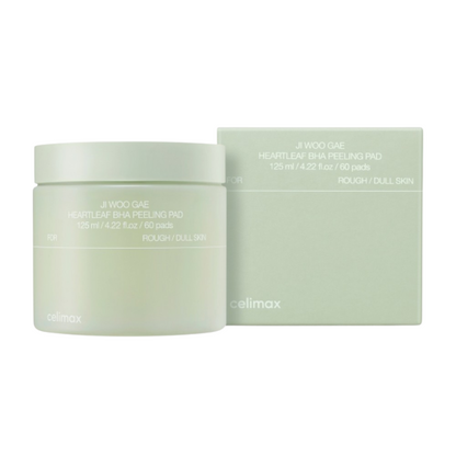 celimax JIWOOGAE Heartleaf BHA Peeling Pad - KOS