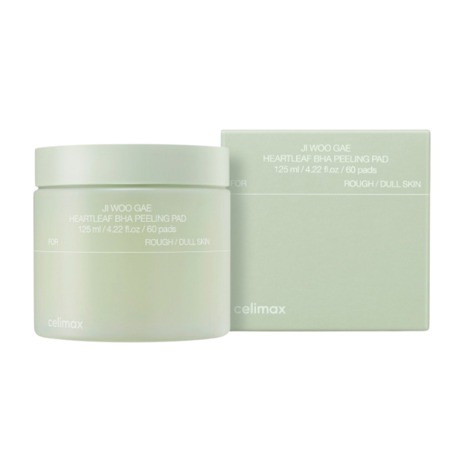 celimax JIWOOGAE Heartleaf BHA Peeling Pad - KOS