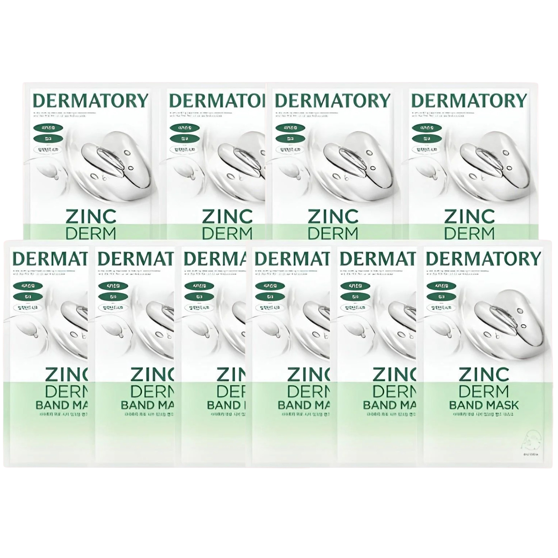 Dermatory Pro Cica Zincderm Band Mask 10ea - KOS