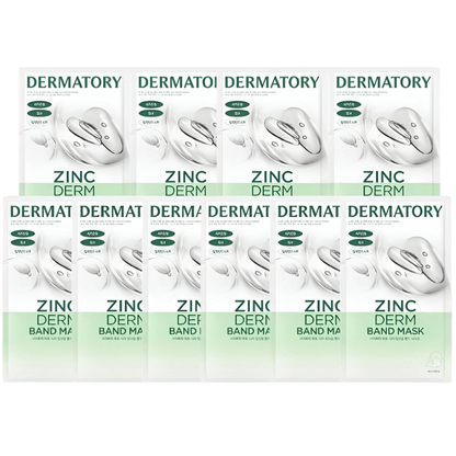 Dermatory Pro Cica Zincderm Band Mask 10ea - KOS