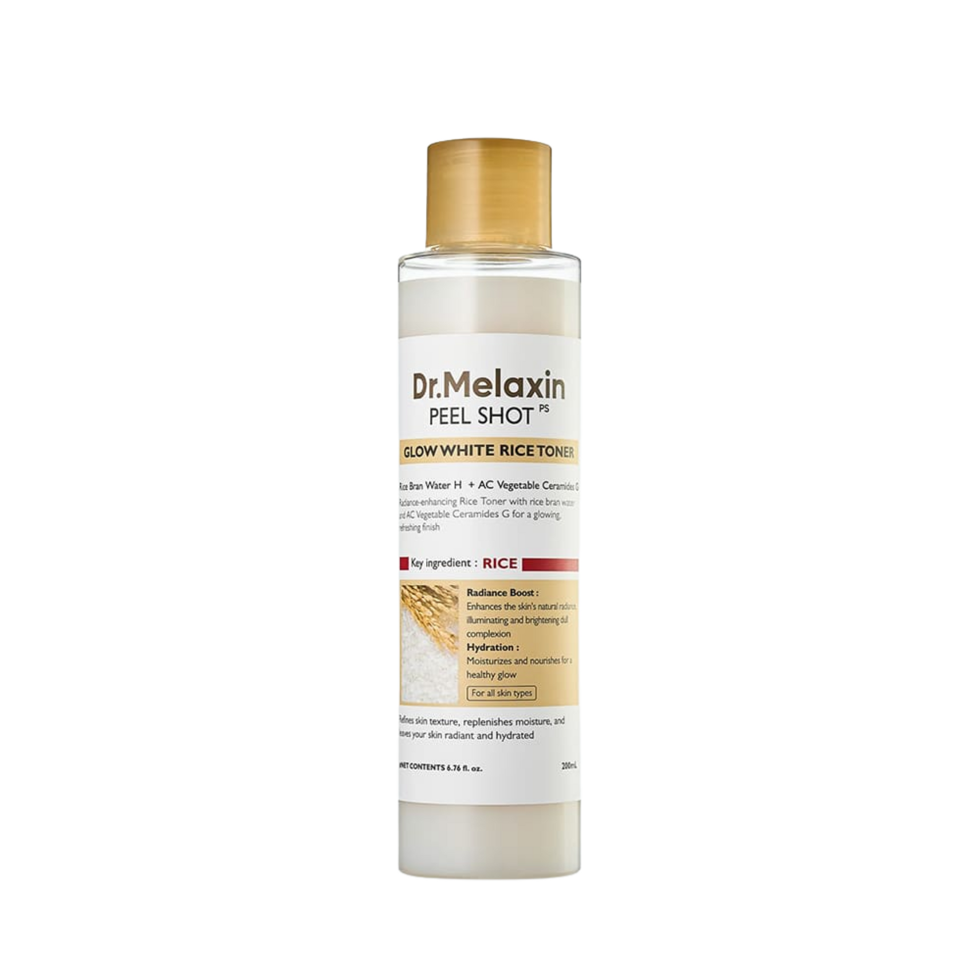 Dr.Melaxin Glow Rice Toner – Brightening toner with rice bran water