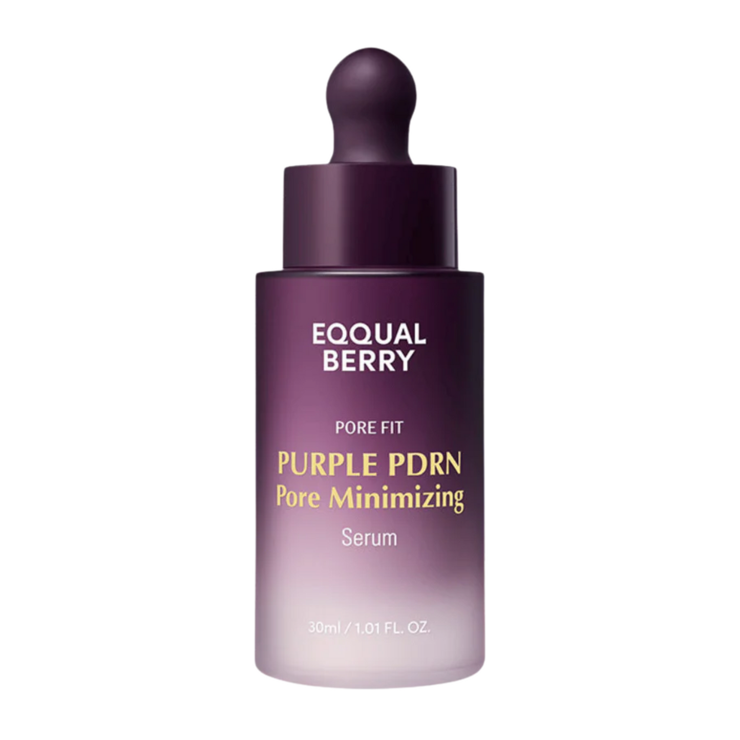 EQQUALBERRY Purple PDRN Serum – Korean pore refining serum with collagen and peptides