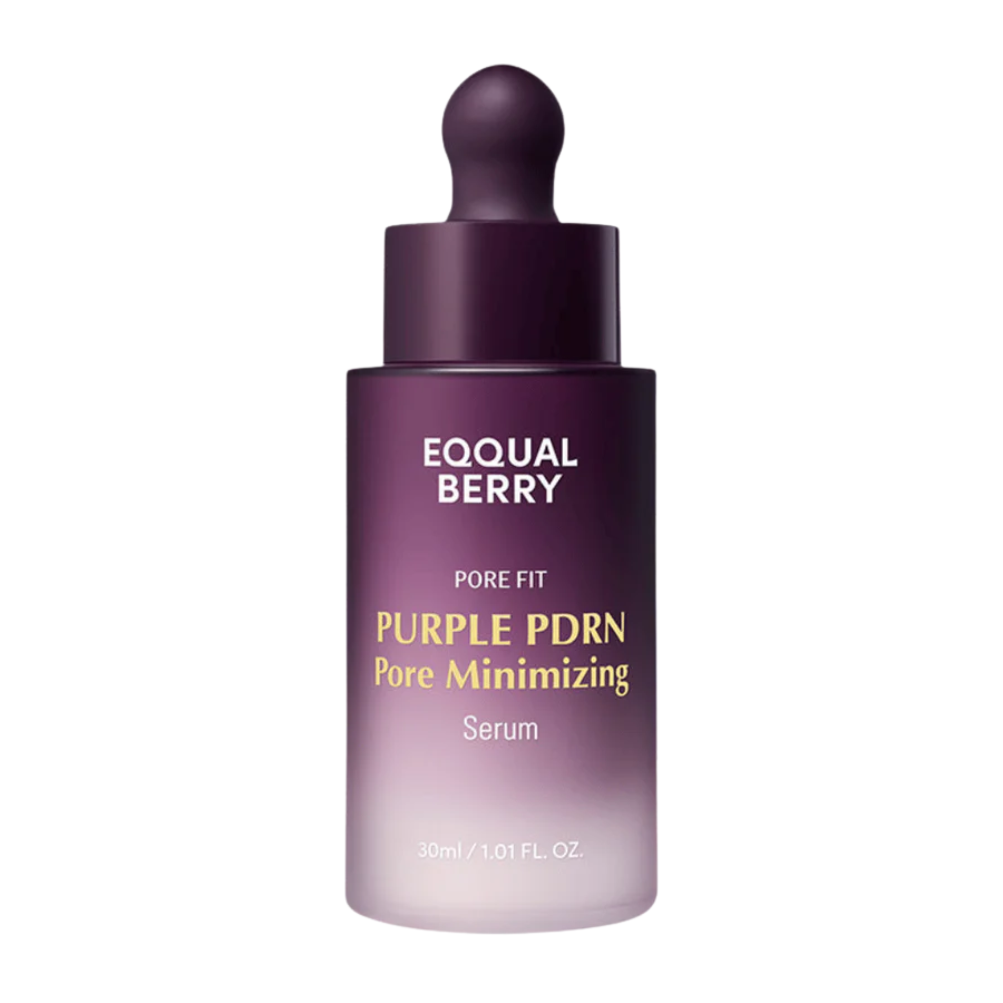 EQQUALBERRY Purple PDRN Serum – Korean pore refining serum with collagen and peptides