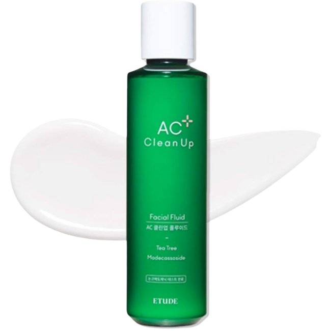 Etude House AC Clean Up Facial Fluid 180ml - KOS