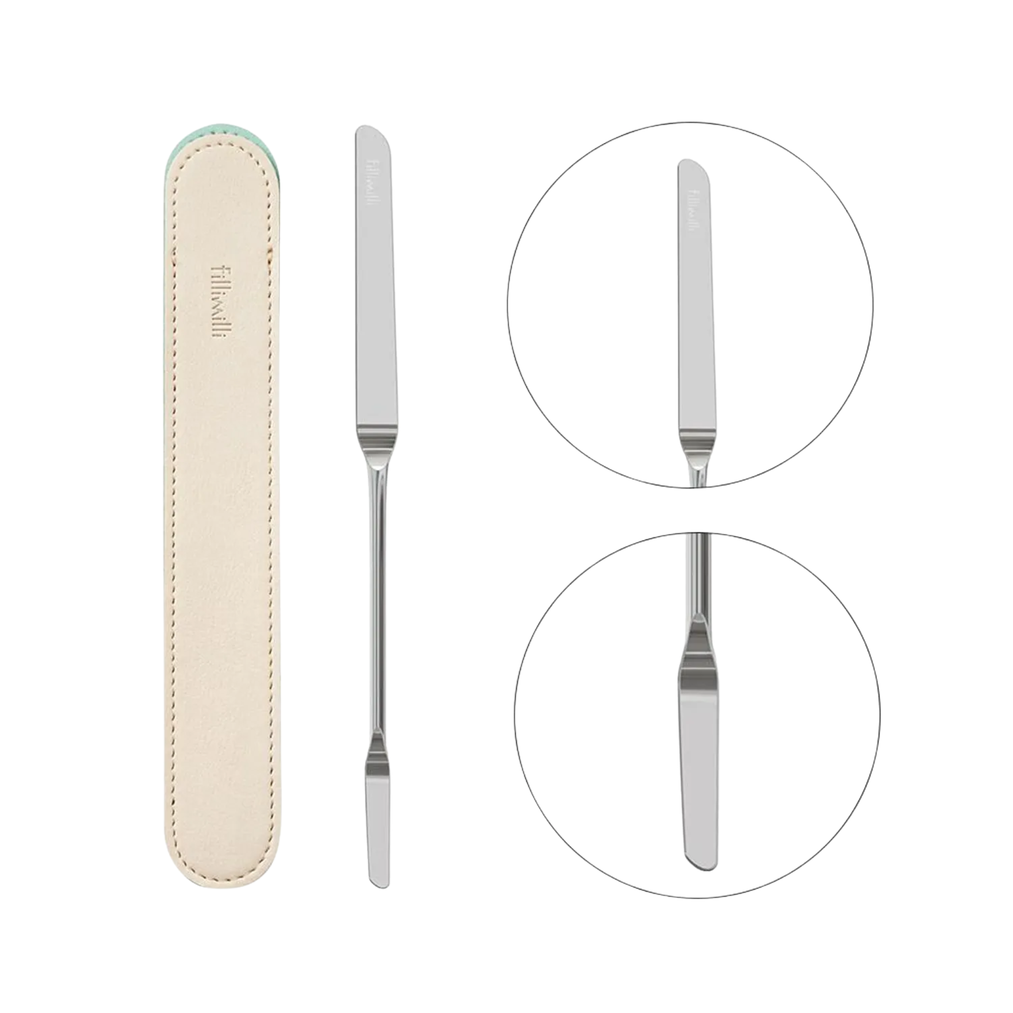 Fillimilli Dual Makeup Spatula Precision & Full-Face Application Tool - KOS