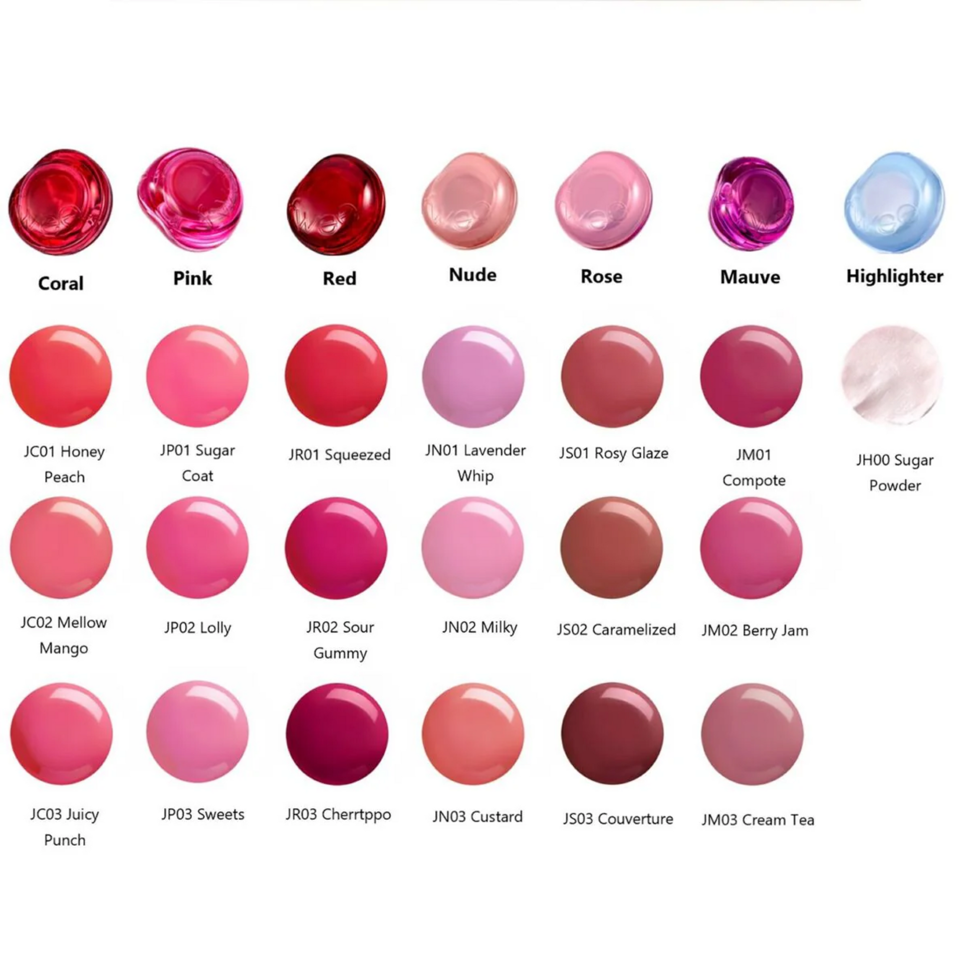 Korean lip and cheek jelly tint – Fwee high-shine formula
